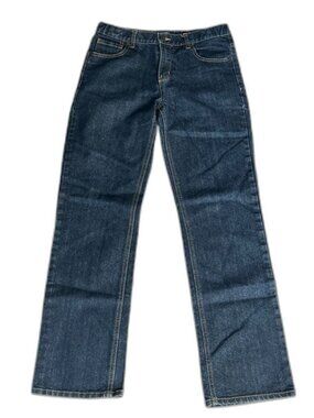 Old Navy Women’s Straight Leg Jeans Size 18 Regular Dark Wash Classic Fit Denim